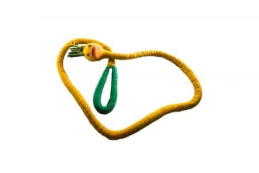 Wool tug toy for dogs