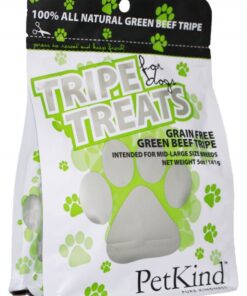 Petkind green beef tripe dog treats