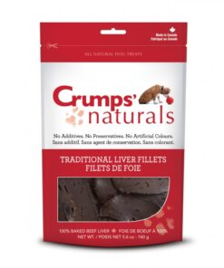 Crumps Naturals Beef Liver treats for dogs