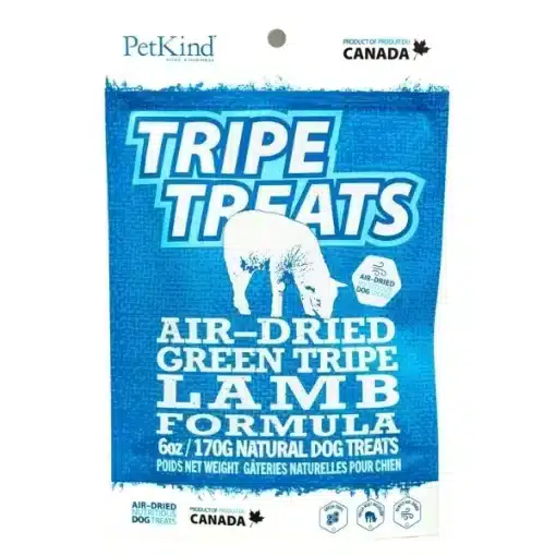 PetKind Tripe Treats - Air Dried Green Tripe Lamb Formula - 170g