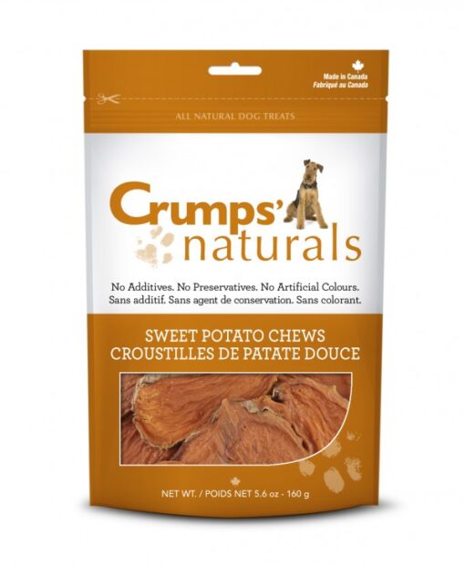 Crumps Naturals Sweet Potato Chews for dogs
