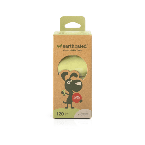 Earth rated compostable poop bags
