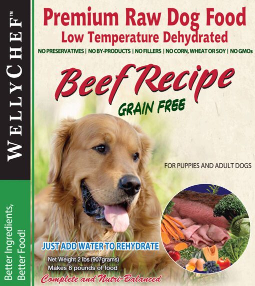 WellyTails beef_dog food