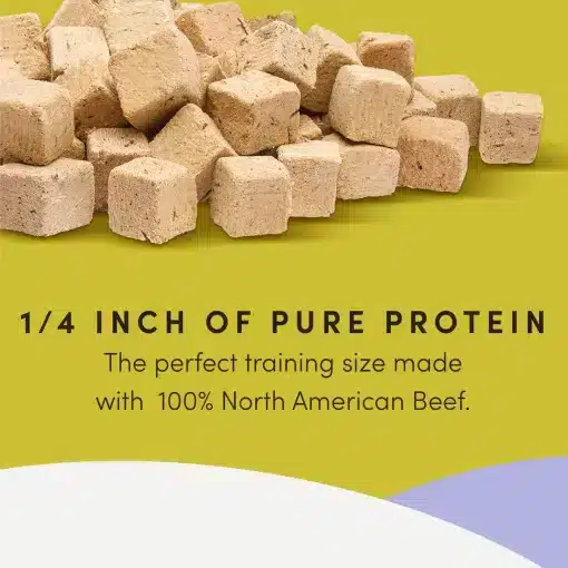 Freeze dried beef liver dog treats. Mini Trainers