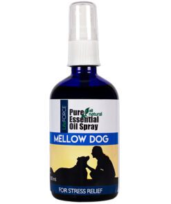 LifeForce Mellow Dog essential oil spray.