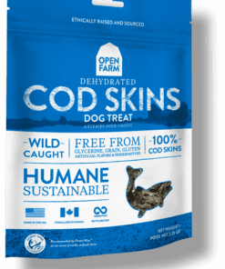 Freeze Dried Cod Skins for Dogs.