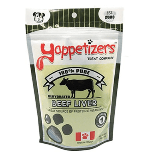 Yappetizers Beef Liver Dog Treats 85g