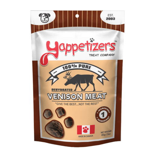 Yappetizers Venison Dog Treats 85g