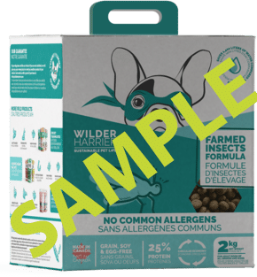 Wild Harrier Dog Food Farmed Insect Formula Sample