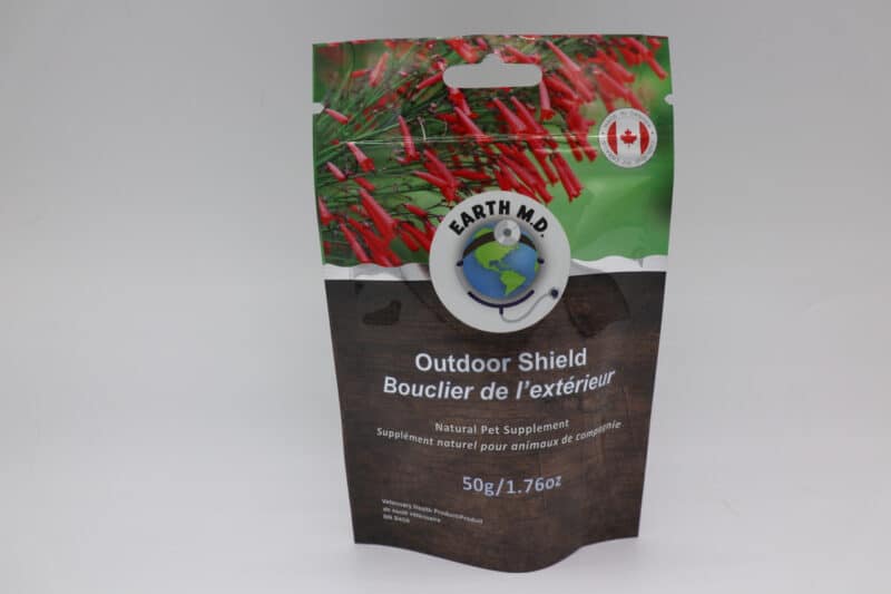 Earth MD Outdoor Shield provides natural Flea and Tick Prevention for dogs and cats.