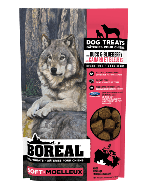 Boreal soft dog treats Duck and Blueberry