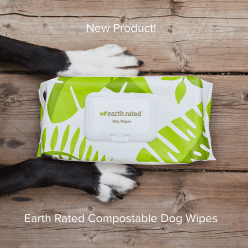 Earth Rated Compostable Dog Grooming Wipes