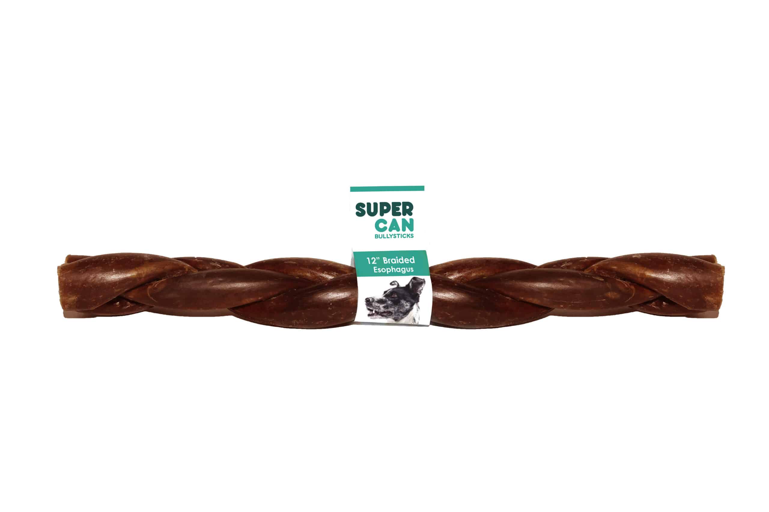 Super Can braided beef dog chew