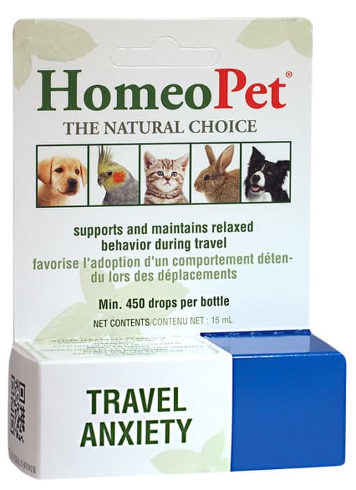 Travel Anxiety remedy for pets