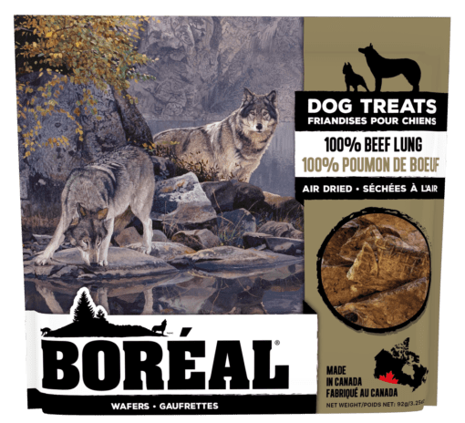 Boreal 100% Beef Lung Air Dried Dog Treats