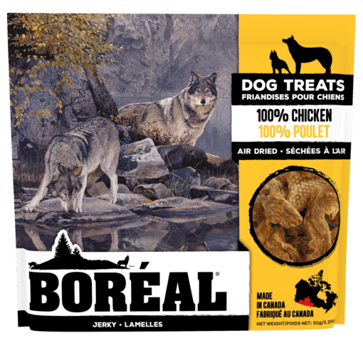 Boreal 100% Chicken Jerky Air Dried Dog Treats