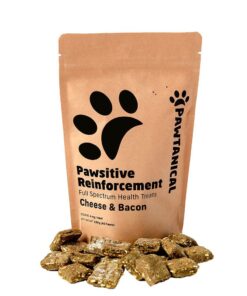 Pawtanical Pawsitive Reinforcement CBD Cheese and Bacon Treats 150g