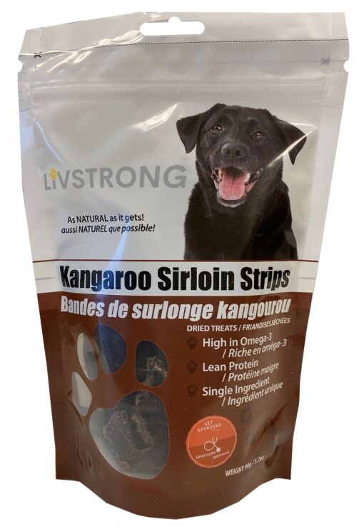 Livstrong Kangaroo Sirloin Strips 75g