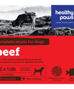 Healthy Paws Complete Beef Dog Dinner 12 x 1/2lb
