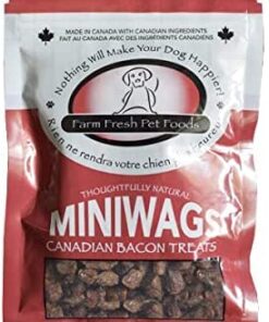 Farm Fresh Mini Wags Canadian Bacon dog treats 100 gram