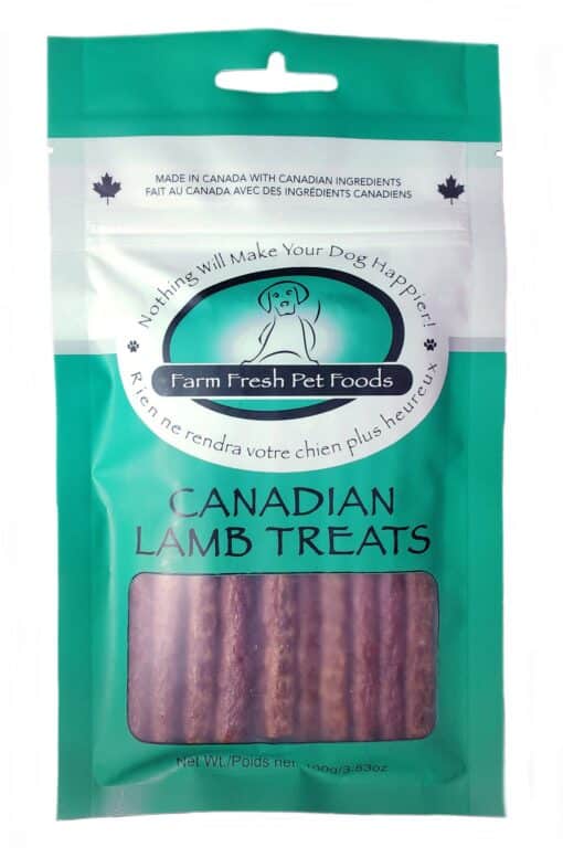 Farm Fresh Canadian Lamb dog treats 100 gram
