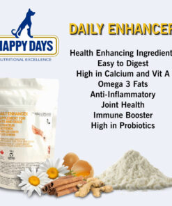 Happy Days Goat Milk Daily Enhancer powder for dogs and cats