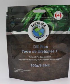 Earth MD DE Plus (Formerly Worm Aid) supplement for dogs.