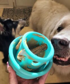 Messy Mutts Puzzle & Play Mushroom Treat Toy by Totally Pooched.