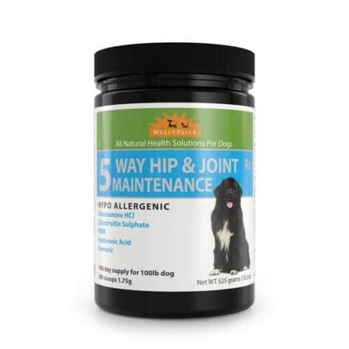 WellyTails 5 Way Hip & Joint Maintenance dog supplement Hypoallergenic.