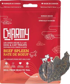 Charmy Beef Spleen Air-Dried Dog and Cat Treat 100g