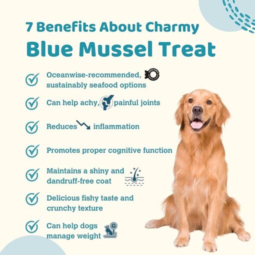 Charmy Blue Mussel Air-Dried Dog and Cat Treat 100g