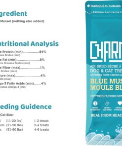 Charmy Blue Mussel Air-Dried Dog and Cat Treat 100g