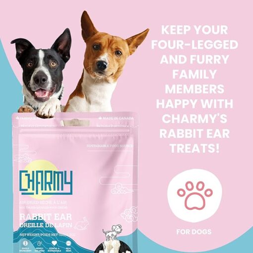 Charmy Rabbit Ear Air-Dried Dog Treat 35g