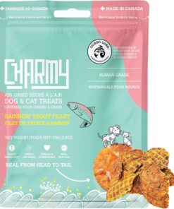 Charmy Rainbow Trout Fillet Dog and Cat Treat 75g