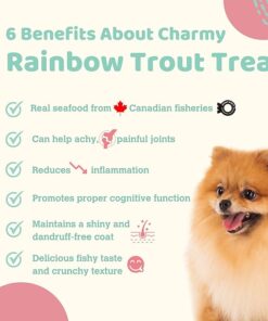 Charmy Rainbow Trout Fillet Dog and Cat Treat 75g