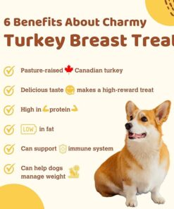 Charmy Turkey Breast Air-Dried Dog and Cat Treats 90g