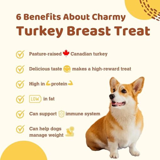 Charmy Turkey Breast Air-Dried Dog and Cat Treats 90g