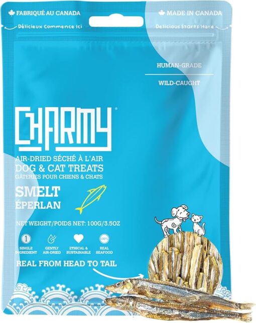 Charmy Lake Smelt Air-Dried Dog and Cat Treat 85g