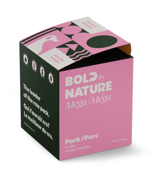 Bold by Nature Mega Pork raw dog food