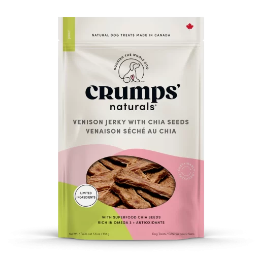 Crumps Naturals Venison Chia Jerky 158g