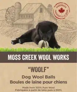 Moss Creek Wool Works Wool Balls for Dogs