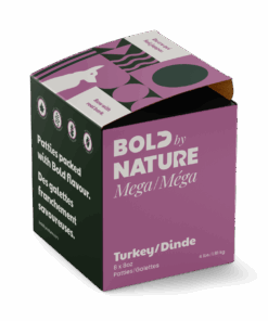 Bold by Nature Mega Turkey raw dog food