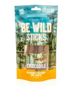Be Wild Exotic Sticks Crocodile Dog Treats 6 pack