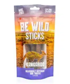 Be Wild Exotic Sticks Kangaroo Dog Treats 6 pack
