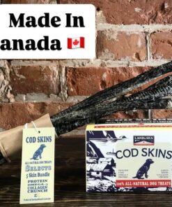 Land & Sea Pets Cod Skin Bundle of 5 dog treat