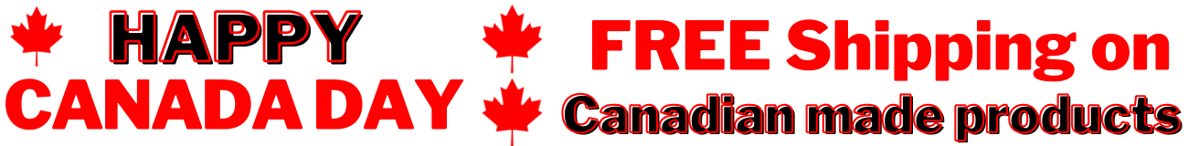 Free shipping on Canadian made products