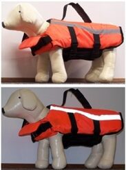 Dog life jacket flotation vest
